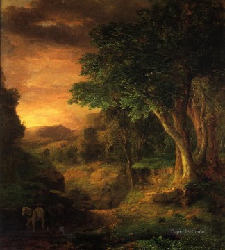  Inness Canvas - In the Berkshires Tonalist George Inness